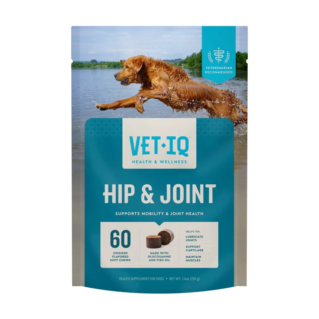 (3 Pack) Hip & Joint Supplement for Dogs, Chicken Flavored Soft Chews, 60 Count Soft Chews