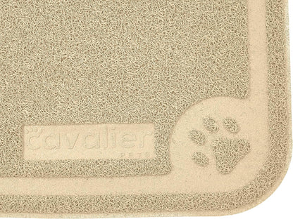 Bowl Mat for Cat and Dog, Silicone Non-Slip Absorbent Waterproof Dog Food Mat, Easy to Clean, Unique Paw Design
